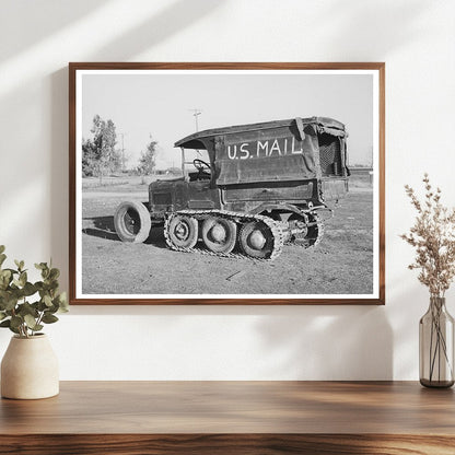 1940 U.S. Mail Truck in Snowy Nevada County California