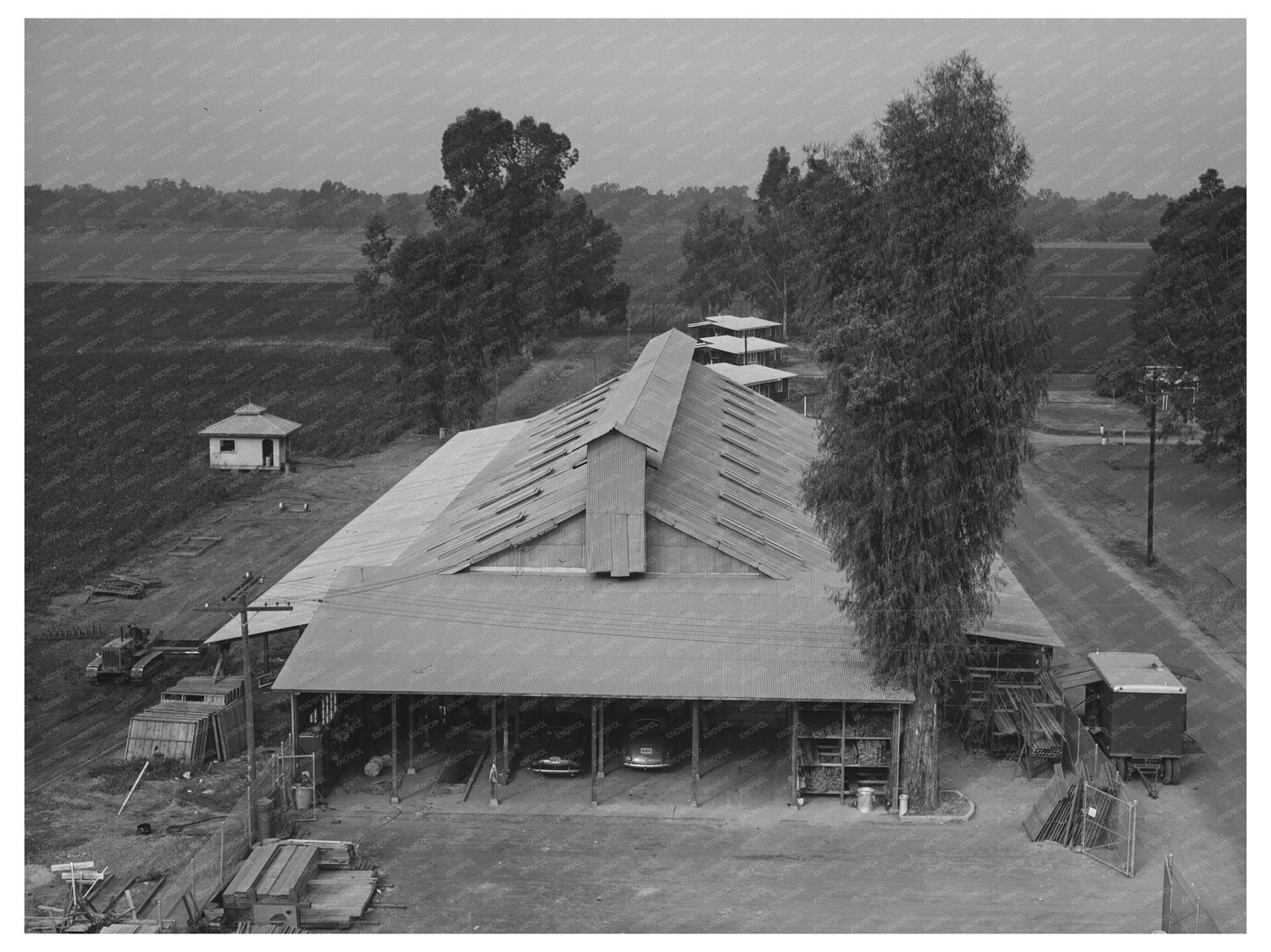 Mineral King Cooperative Farm Warehouse Tulare County 1940