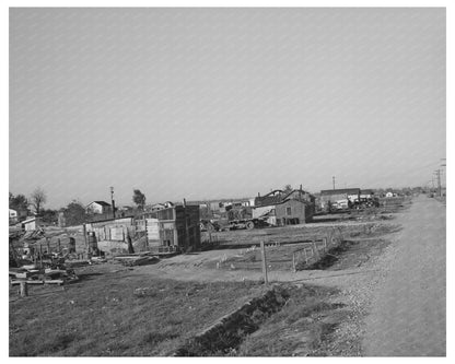 Vintage 1940 Residential Area in Bull Tract Marysville CA