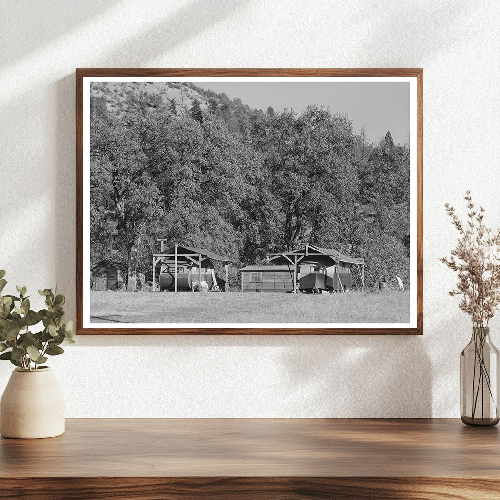 Workers Living Near Shasta Dam November 1940