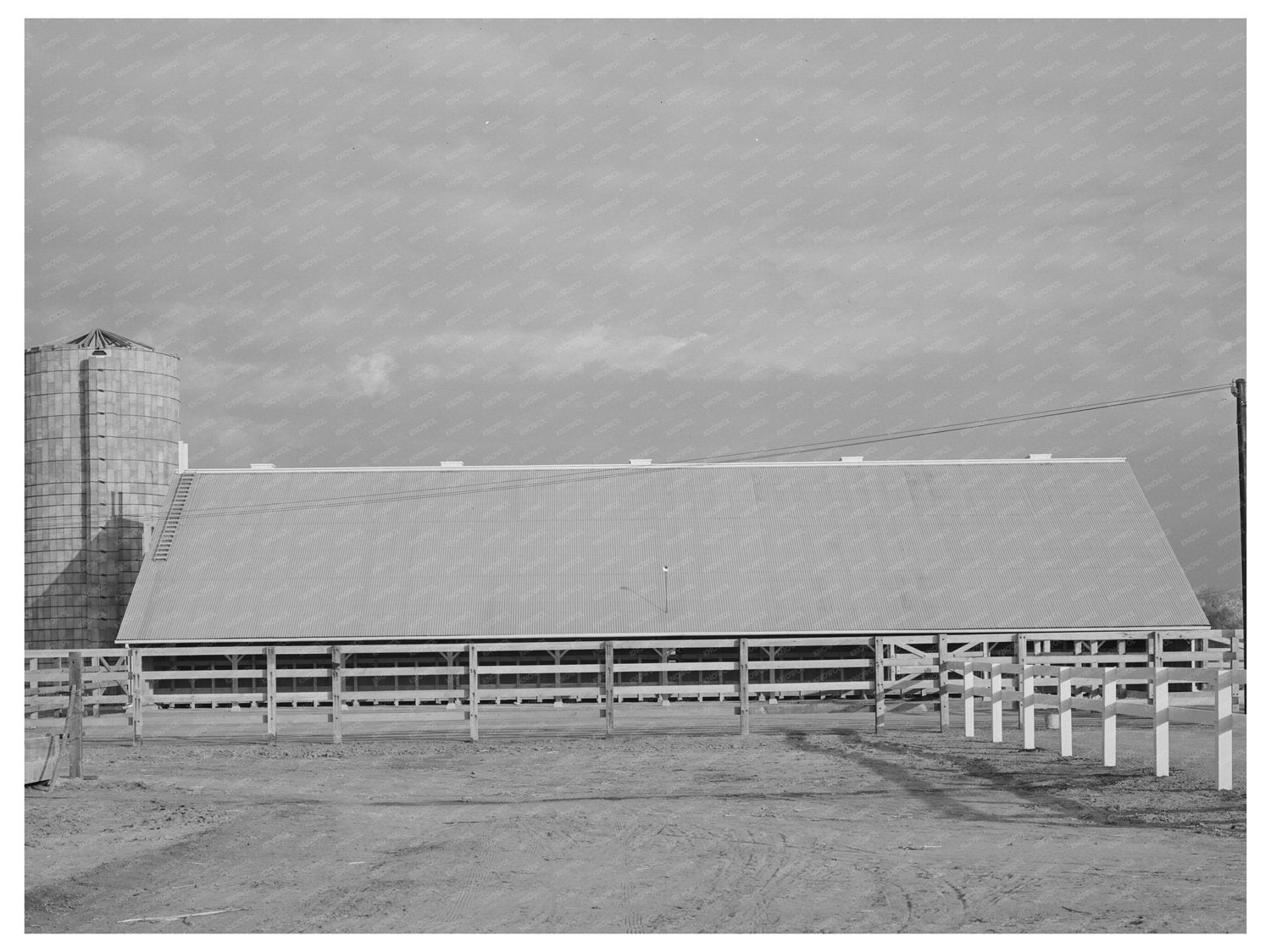 Barn at Mineral King Cooperative Farm California 1940