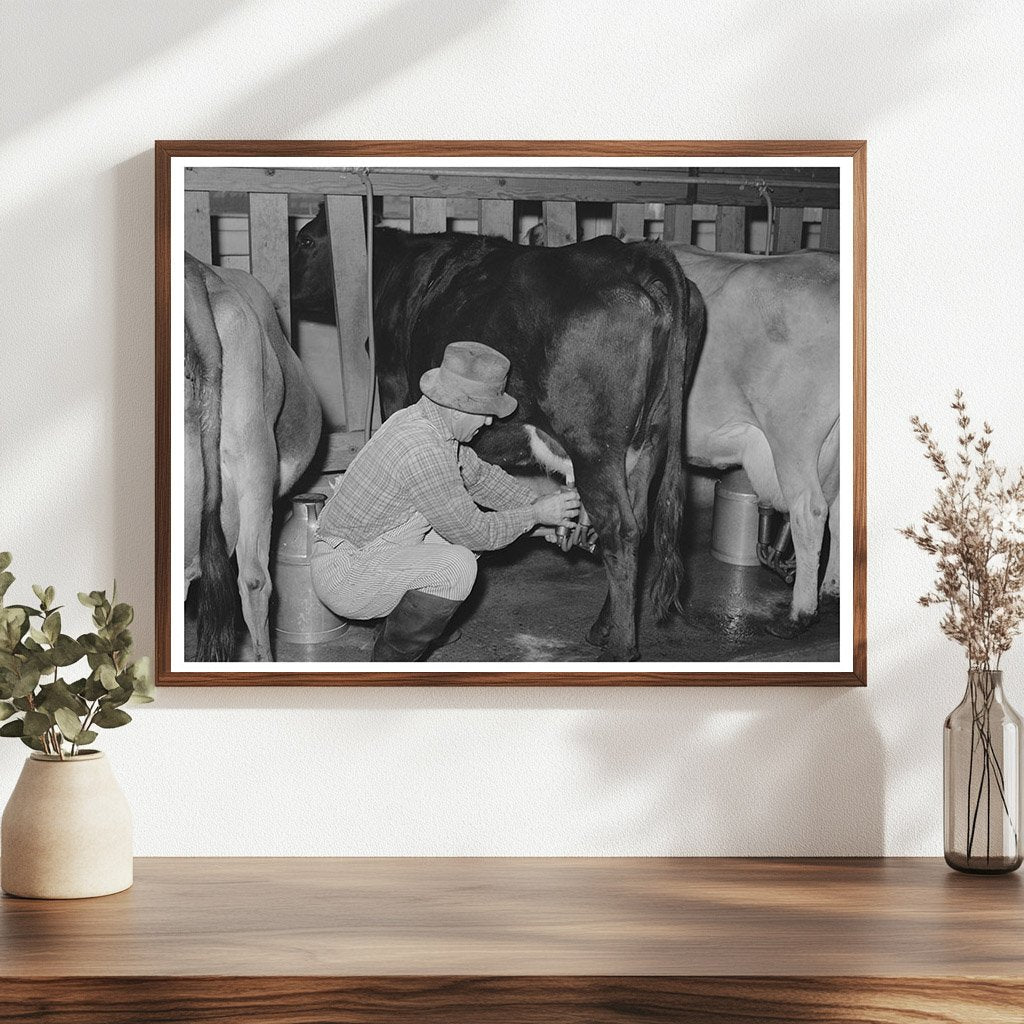 Electric Milking Equipment at Mineral King Farm 1940