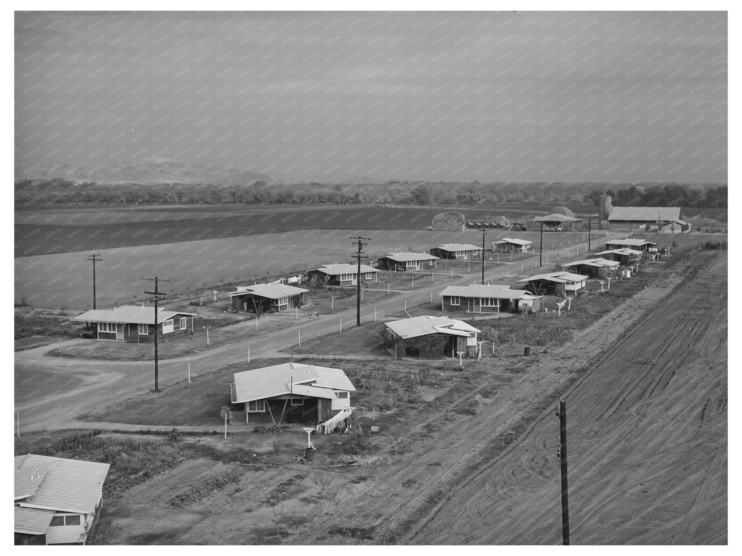Mineral King Cooperative Farm Houses Visalia California 1940