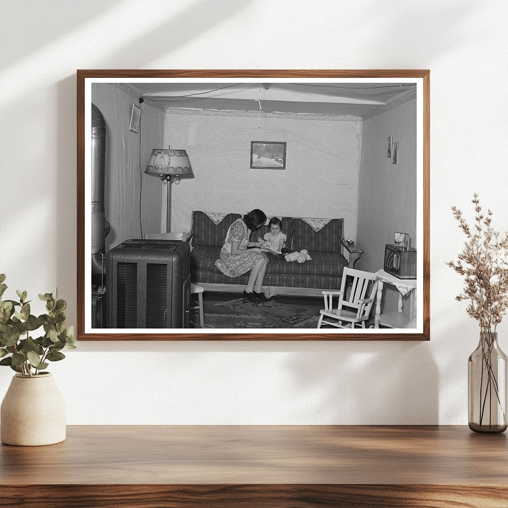 1940 Living Room in Remodeled Boxcar Kern County California