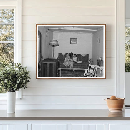 1940 Living Room in Remodeled Boxcar Kern County California