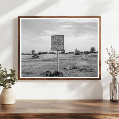 Angelus City Sign November 1940 California History