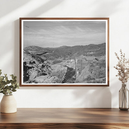 Shasta Dam Under Construction Shasta County California 1940