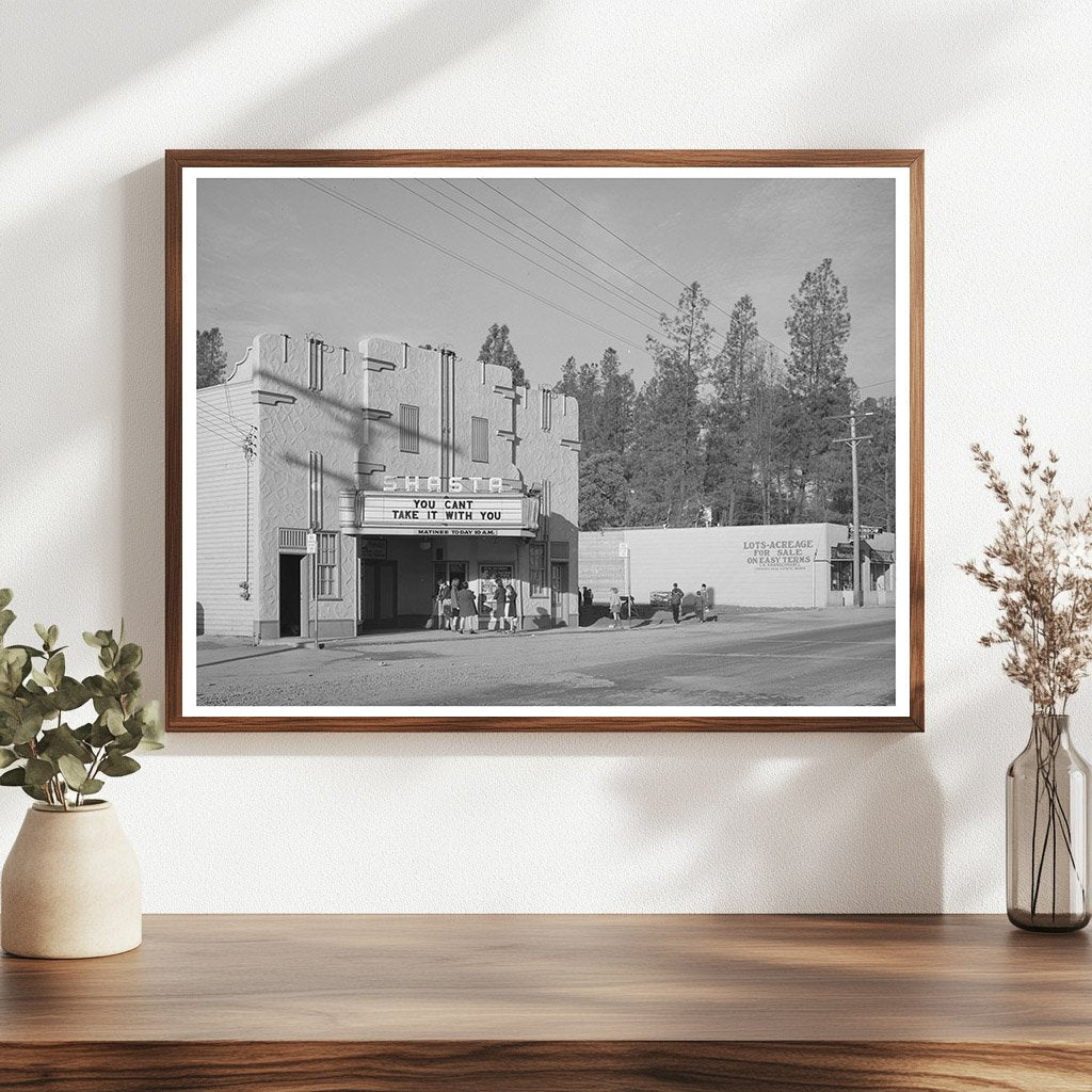 Vintage Movie Theater Main Street Central City 1940