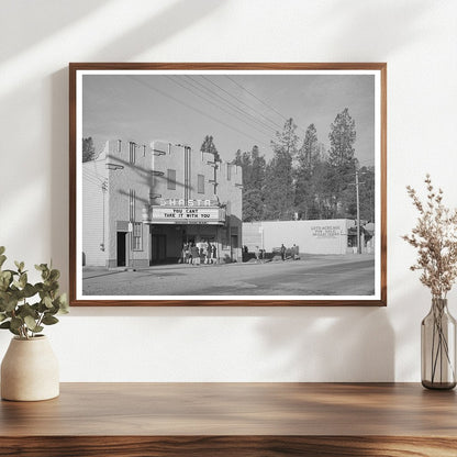 Vintage Movie Theater Main Street Central City 1940