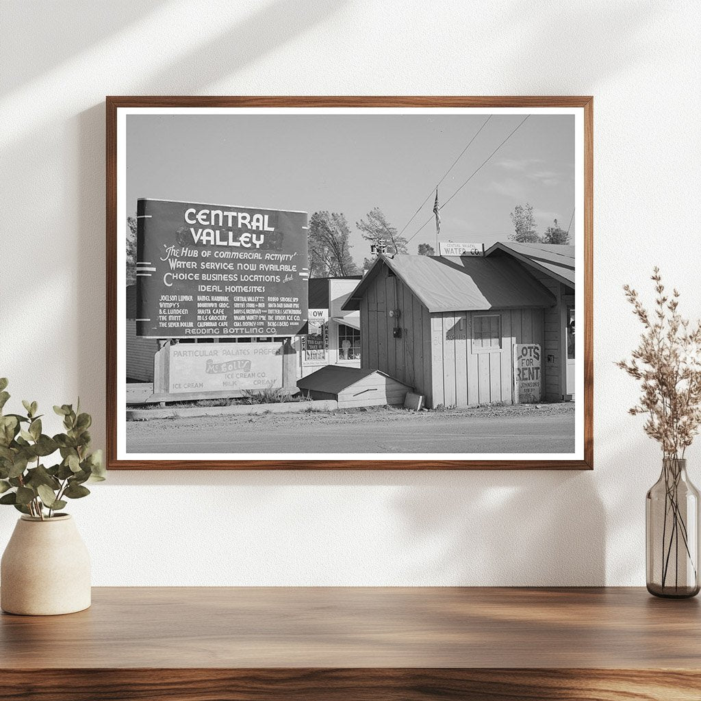 1940 Central Valley Real Estate Office Sign Image