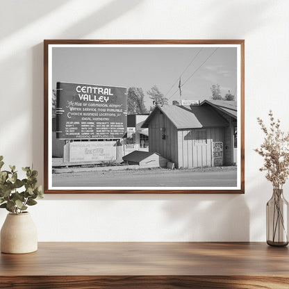 1940 Central Valley Real Estate Office Sign Image