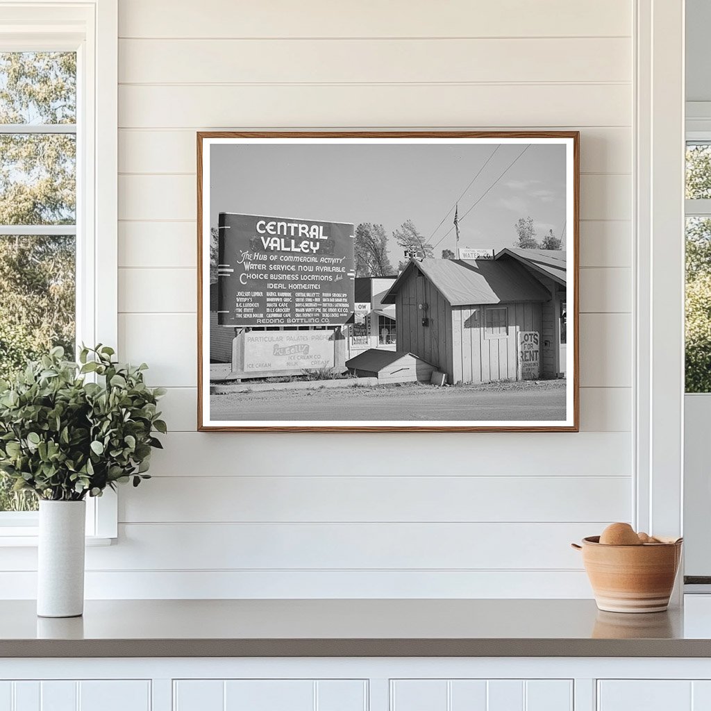 1940 Central Valley Real Estate Office Sign Image