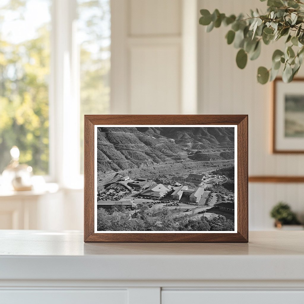 Construction Camp at Shasta Dam California 1940