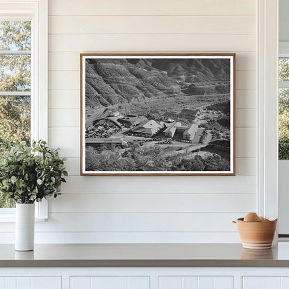 Construction Camp at Shasta Dam California 1940