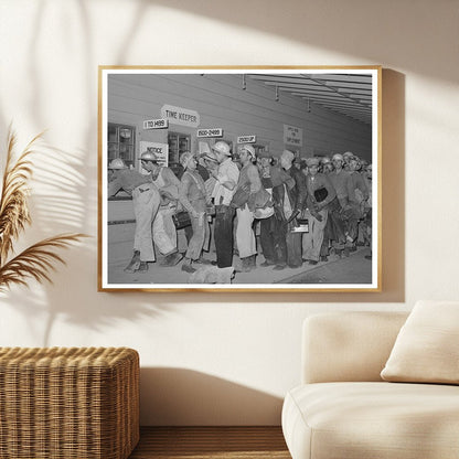 Shasta Dam Construction Workers Pay November 1940