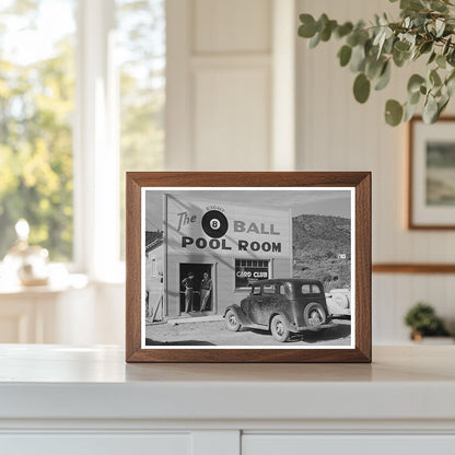 Shasta County Pool Hall Interior November 1940