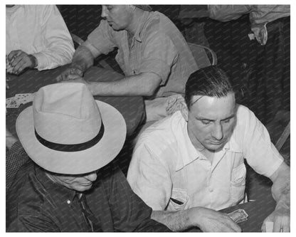 Poker Game at Shasta Dam November 1940