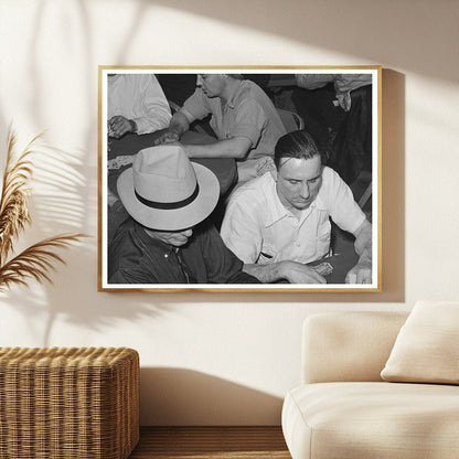 Poker Game at Shasta Dam November 1940