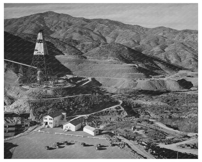 Shasta Dam Central Tower 1940 Infrastructure Project