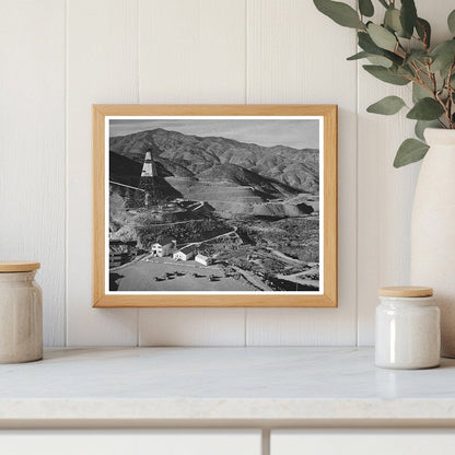 Shasta Dam Central Tower 1940 Infrastructure Project