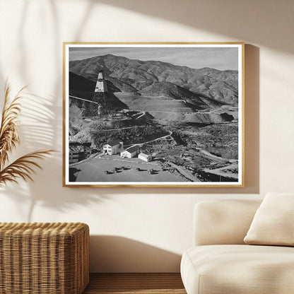 Shasta Dam Central Tower 1940 Infrastructure Project