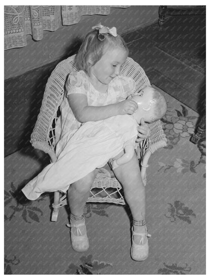 Child Playing in Santa Clara Utah November 1940