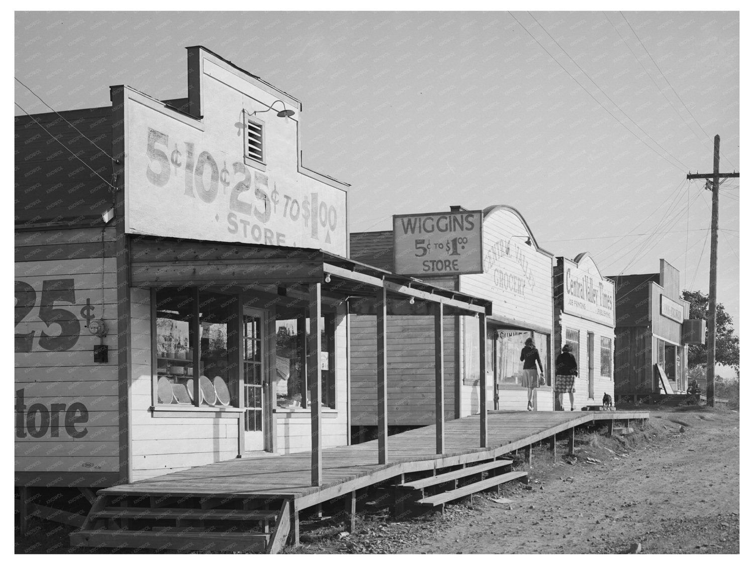 Central Valley California Businesses Impacted by Highway Change 1944