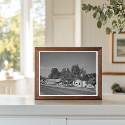 Main Street Central Valley California November 1940 Photo