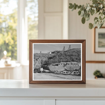 Shasta Dam Construction Tower Network November 1940