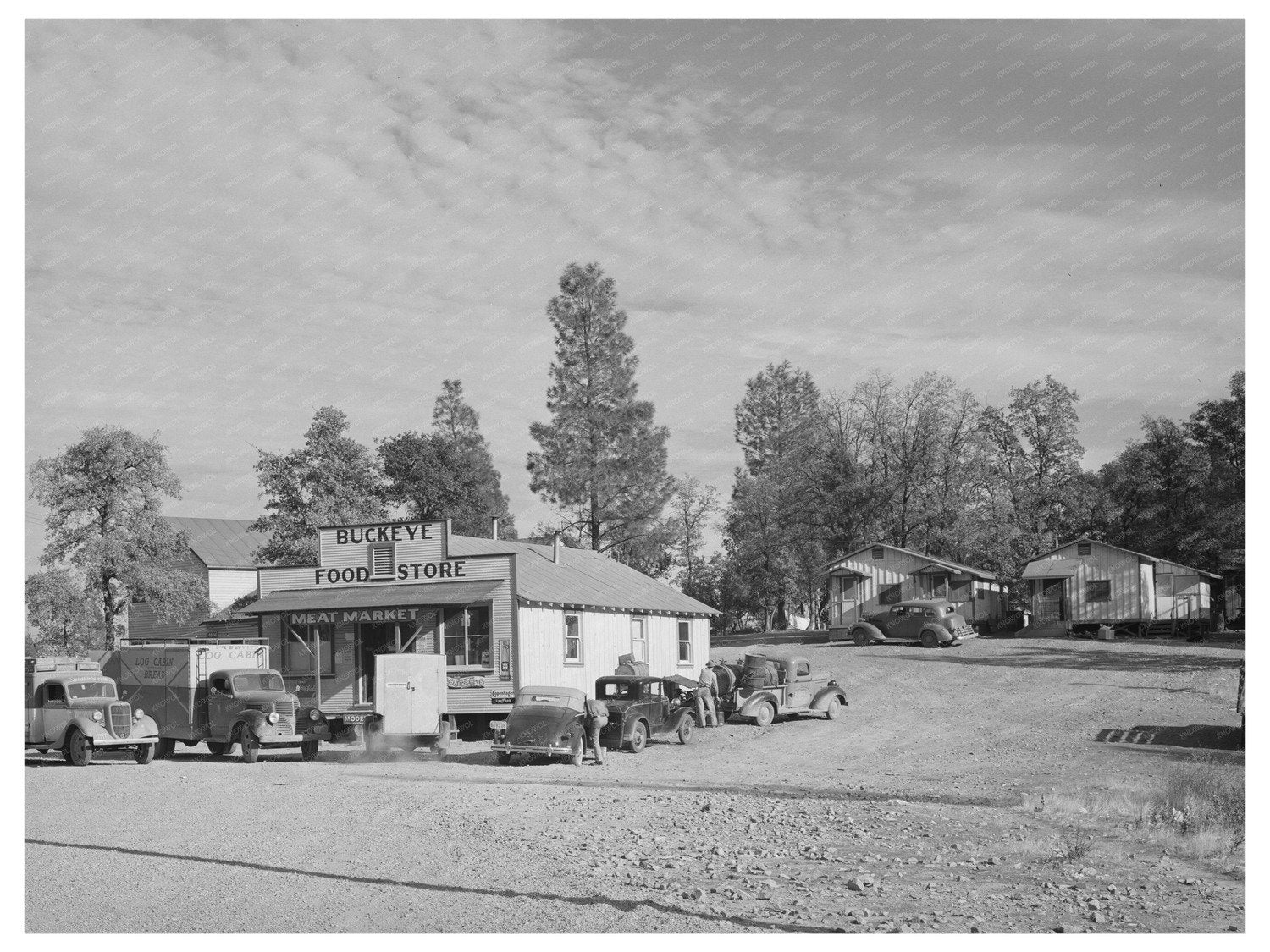 Buckeye California Community Near Shasta Dam 1940