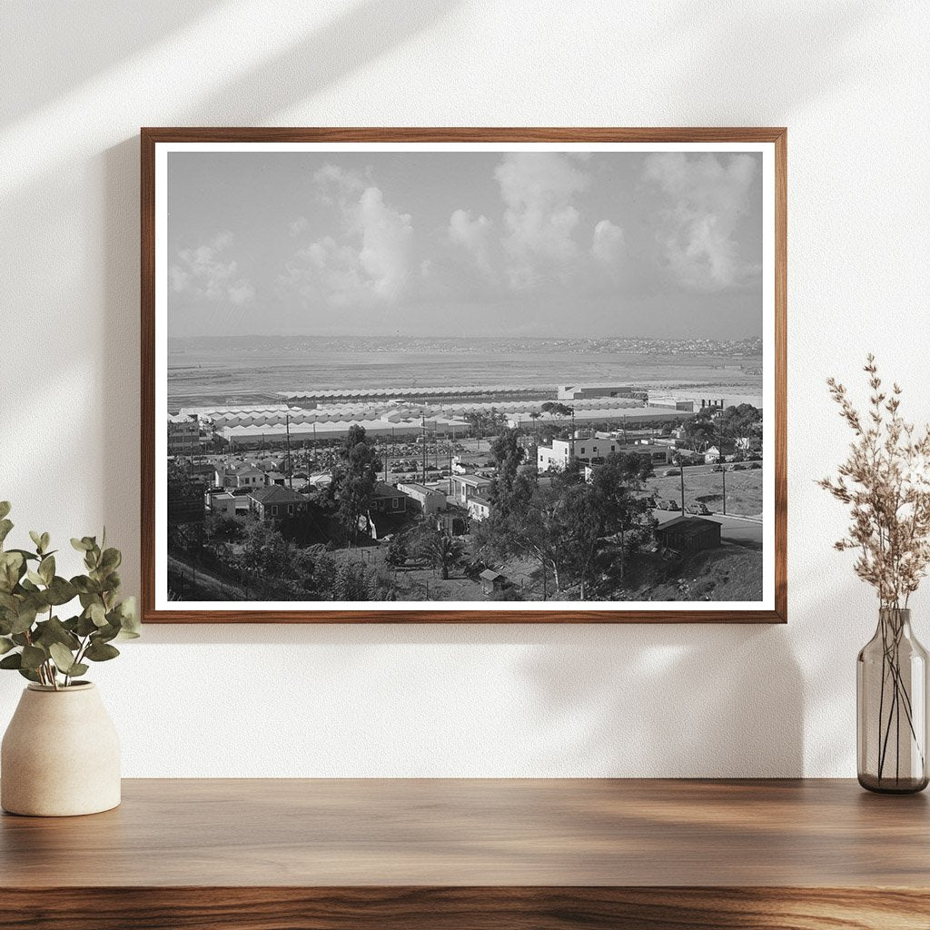 San Diego Airplane Factory Parking December 1944