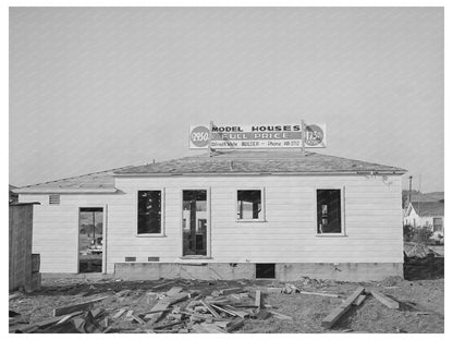 Roofing Process in Pacific Beach California December 1940