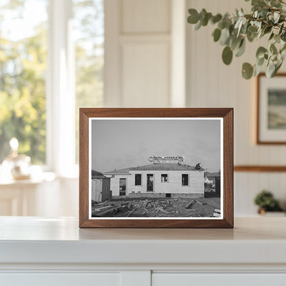 Roofing a House Under Construction Pacific Beach 1940
