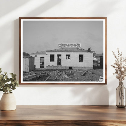 Roofing a House Under Construction Pacific Beach 1940
