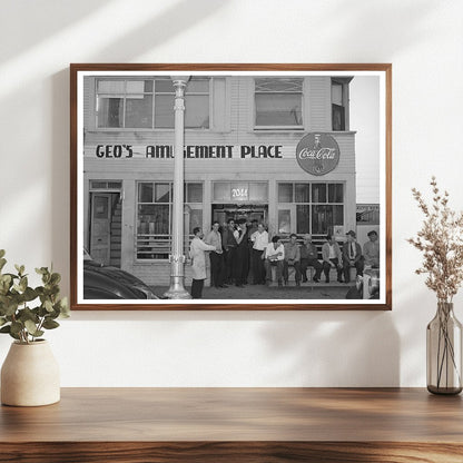 San Diego Everyday Life December 1940 Vintage Photo