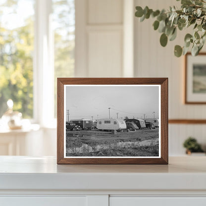 Sunset Trailer Camp San Diego December 1940 Vintage Image