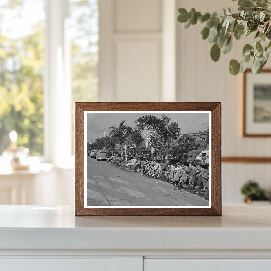 Lunch Break for Workers at Consolidated Airplane Factory 1944
