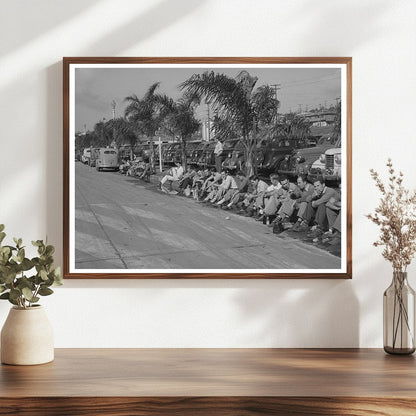 Lunch Break for Workers at Consolidated Airplane Factory 1944