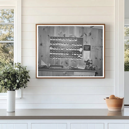 San Diego Tourist Court Keys and Desk December 1940