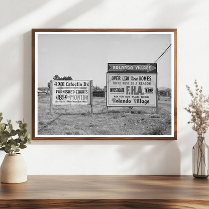 Vintage Highway 80 Sign San Diego December 1940