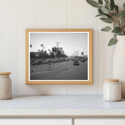 San Diego Intersection Traffic December 1940