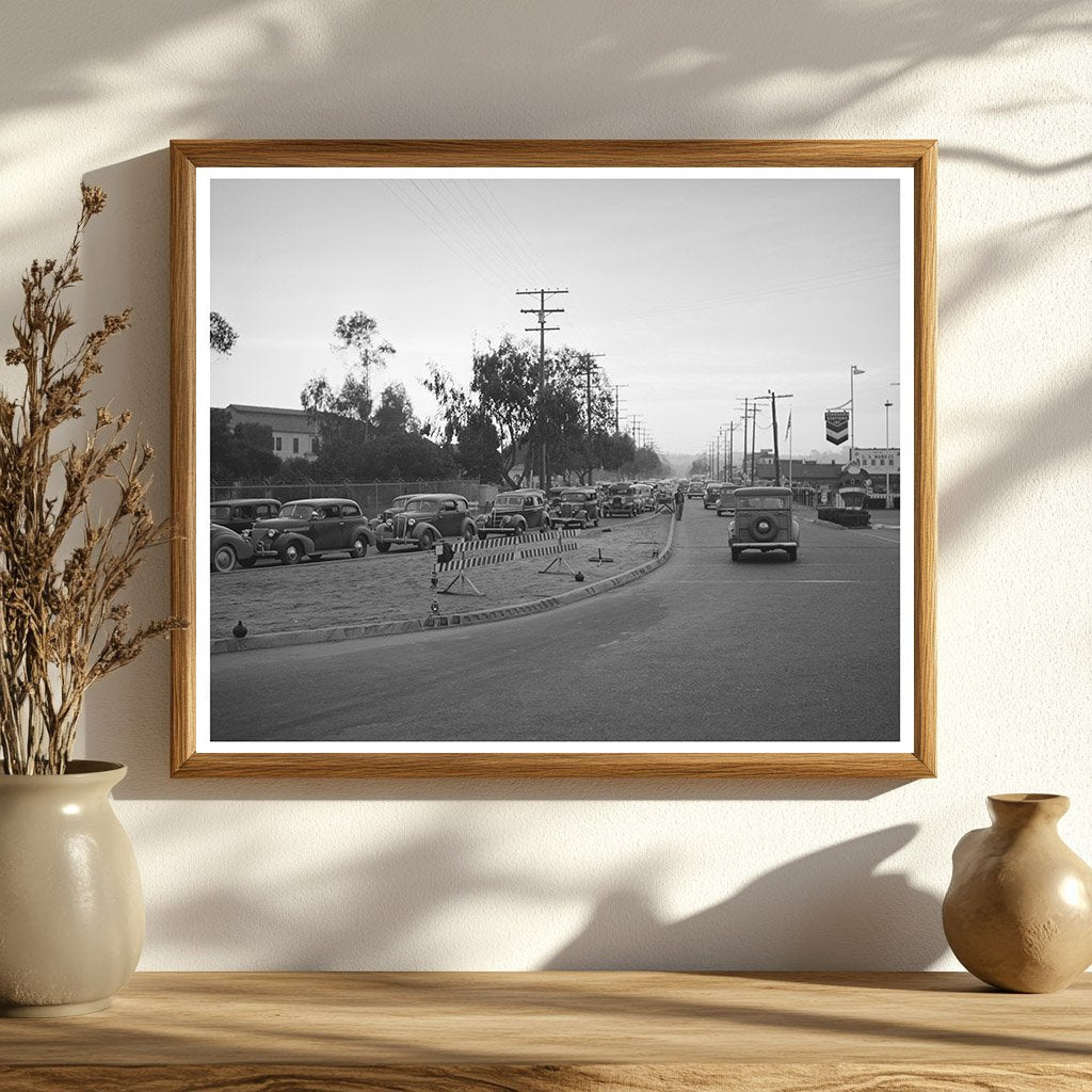 San Diego Intersection Traffic December 1940