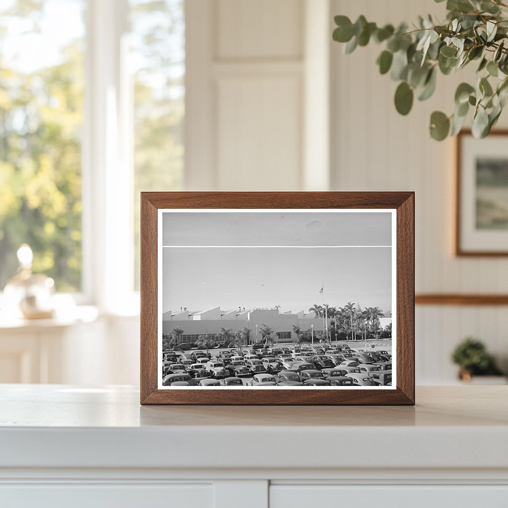 Vintage 1940 Photo of Consolidated Aircraft in San Diego