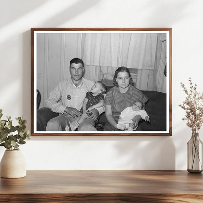 1940 Family of Workmen at Naval Air Base Corpus Christi
