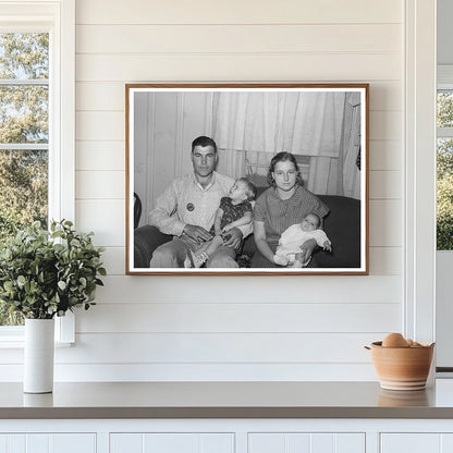 1940 Family of Workmen at Naval Air Base Corpus Christi