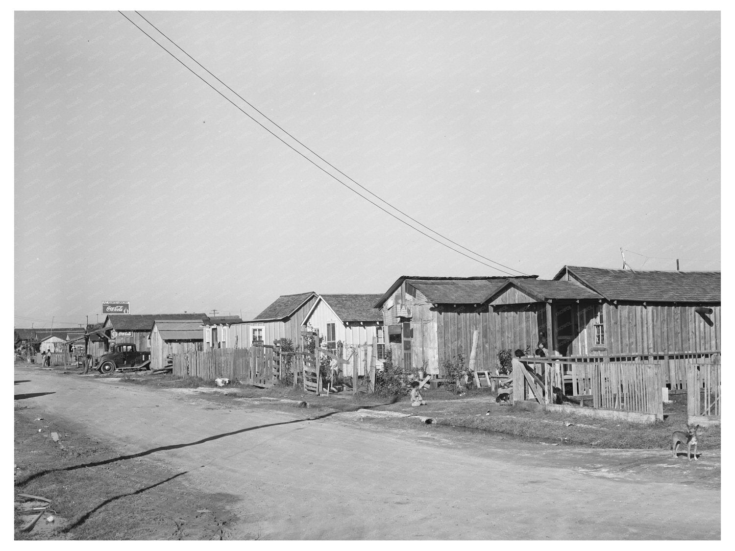 Vintage Corpus Christi Texas Street 1940