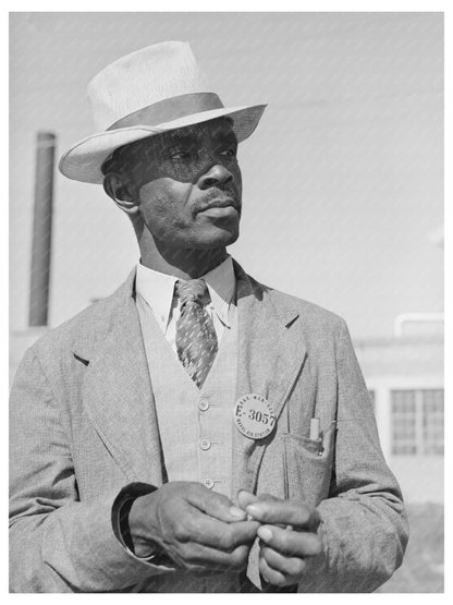 Workman at Corpus Christi Naval Air Base December 1944