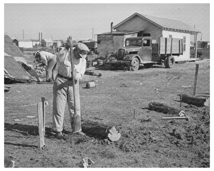New House Foundation Work in Corpus Christi Texas 1940