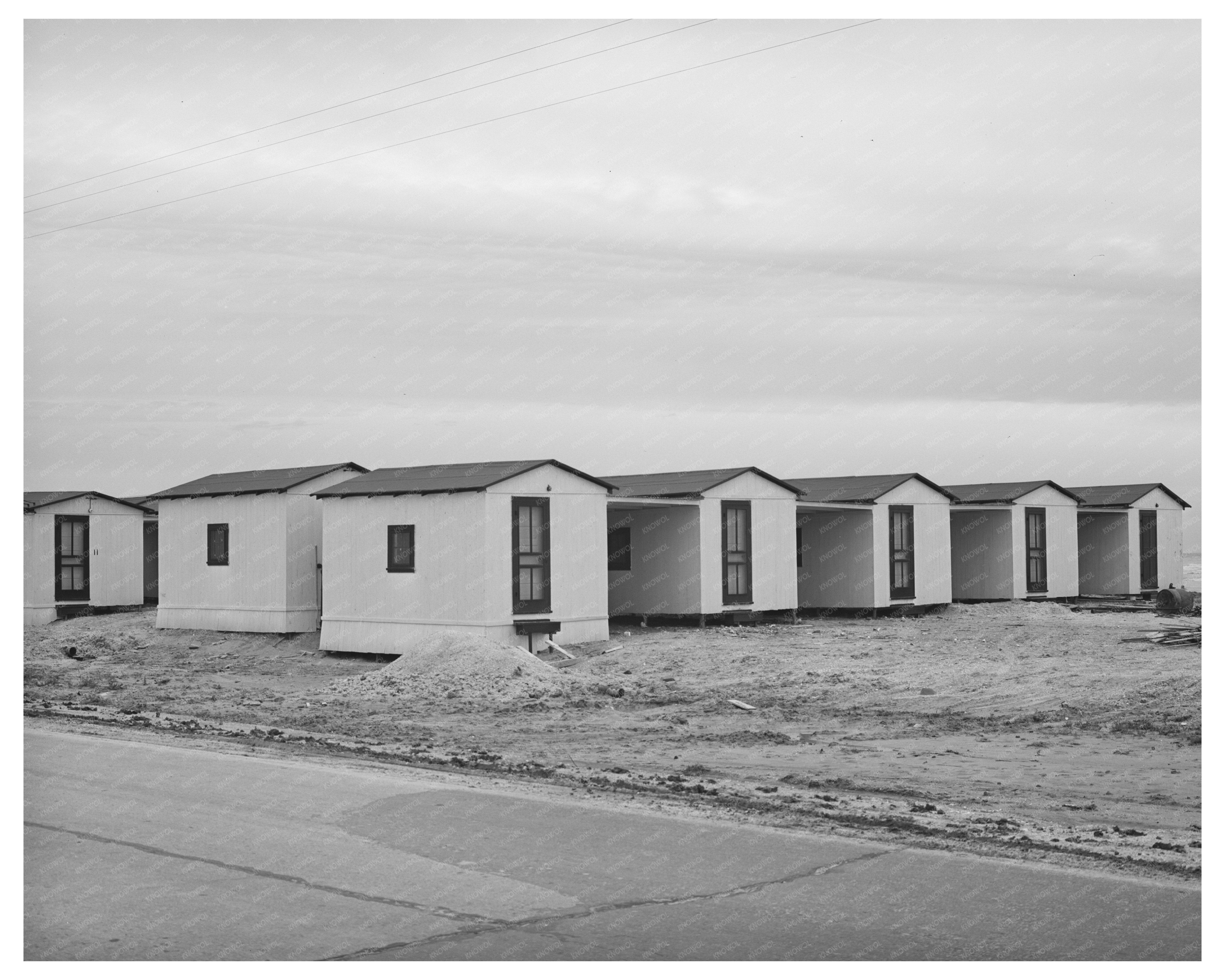 New Tourist Courts near Naval Air Base Corpus Christi 1940