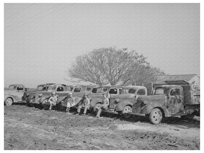 Trucks at Trucker Camp Corpus Christi December 1944